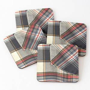 Venta al por mayor logotipo personalizable impermeable restaurante Hotel café y té esmalte impresión posavasos de madera antideslizante Mat en blanco posavasos conjunto - Product Image 1