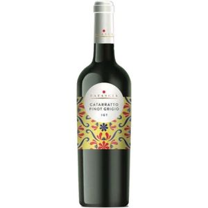 Italy-Produced ARCHINA FATASCIA Cataratto Pinot Grigio IGT 750ml Smooth Fruity White <b>Wine</b> 6 Bottles Per Box - Product Image 1