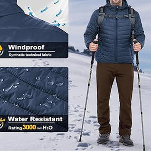 Blouson matelassé pour homme, blouson matelassé d'hiver personnalisé, style tendance, vêtements chauds, épaules tombantes, blouson matelassé d'hiver - Product Image 6