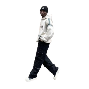 เสื้อฮู้ดดี้แฟชั่นสตรีทแวร์สไตล์ไฮสตรีทและอูร์บัน ผ้าคอตตอนหนา พิมพ์ลายกราฟิกแบบไท-ได ปักลาย OEM  รับสั่งทำจำนวนมาก ราคาพิเศษ - Product Image 5