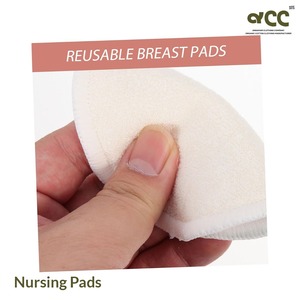 แผ่นซับน้ำนมไม้ไผ่ออร์แกนิกใช้ซ้ำได้เป็นมิตรต่อสิ่งแวดล้อมสำหรับให้นมลูก - Product Image 3