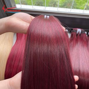 Extensions de cheveux humains vierges bruts vietnamiens SDD Silky Bone Straight, prêts à être expédiés, variété de couleurs, 1005 - Product Image 5