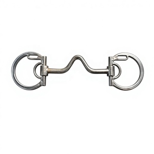 Bocado Rotatorio de Mejilla Completa con Rodillos Dobles de Cobre, Bocado de Acero Inoxidable de Primera Calidad para Entrenamiento de Equitación - Product Image 1