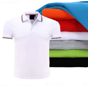Chemises polo en gros, chemises polo brodées personnalisées, chemises polo pour hommes en coton 100%, séchage rapide, respirantes - Product Image 3