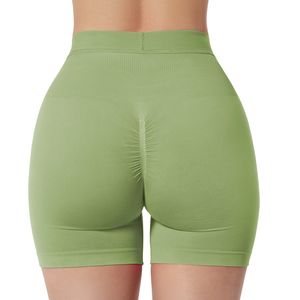Pantalones cortos de botín personalizados para correr, deportes, Sexy, informal, adelgazante, verano, Yoga, doble capa, pantalones cortos básicos para mujer - Product Image 4