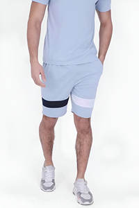 Último verano Casual hombres de gran tamaño camiseta pantalones cortos conjuntos de gemelos logotipo personalizado ODM de talla grande diseño deportivo transpirable ropa de verano - Product Image 3
