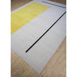 พรมขนสัตว์ถักมือ Sthir Ivory รุ่น AIWL-3012 รูปทรงสี่เหลี่ยมผืนผ้า ขนาด 9x12 ฟุต สำหรับห้องนั่งเล่น ลายแบบนามธรรม เหมาะสำหรับตกแต่งบ้านและทางเดิน - Product Image 2