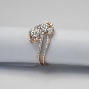 Anillo de Oro Sólido de 14K VDS con Diamante Natural de Corte Brillante, Certificado IGI, Minimalista, para Mujer, Bodas, Aniversarios, Compromisos - Product Image 1