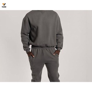 2024 luxe automne printemps haut à la mode marque personnalisée à la mode 2 pièces hommes survêtement hommes Tech polaire survêtement Jogging porter - Product Image 5