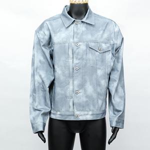 Meilleur prix, vestes en jean pour hommes 100% coton personnalisées, haute qualité, durables, coupe-vent et respirantes, vêtements de rue décontractés pour l'extérieur - Product Image 1