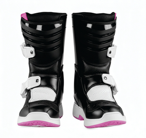 Bottes de motocross sur mesure, embout en acier, imperméables, respirantes, en cuir, chaussures de moto pour l'été - Product Image 1