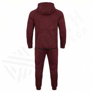 Survêtements de jogging personnalisés de qualité, survêtement pour hommes, 100% coton, molleton, vêtements de sport, ensemble de sport, salle de sport, fitness, couleur personnalisée - Product Image 2