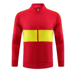 Uniforme de Fútbol Unisex OEM de Bajo Costo, Pantalones y Chaqueta Deportiva, Ropa Deportiva Estampada 100% Poliéster con Degradado de Color - Product Image 4