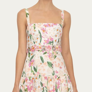 Vestido largo de algodón con bloque de mano indio personalizado para novia, boda, vestido de luna de miel, ropa de verano, vestido con estampado floral, regalo para ella - Product Image 1