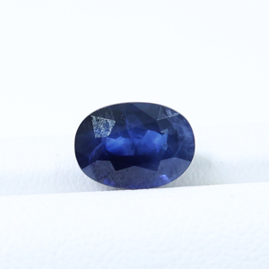 100% Natural Fine Quality <b>Blue</b> Sapphire Heat Oval Cut 2.10 Cts. Deep <b>Blue</b> Color September Birthstone for Making Ring & Astrology - Product Image 1