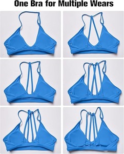 บราออกกำลังกายมีน้ำหนักเบารองรับแรงสูงเป็นมิตรกับสิ่งแวดล้อมสายรัดปรับได้ครอบคลุมเต็มตัวสปอร์ตบราบุไร้รอยต่อขนาด XS - Product Image 6