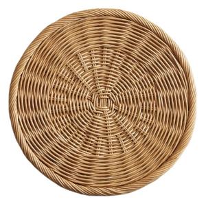 Hand Woven Round Rattan <b>Placemat</b> Rustic Rattan Charger Plate for <b>Dining</b> <b>Table</b> Elegant <b>Table</b> Mat for Wedding in Viet Nam - Product Image 1