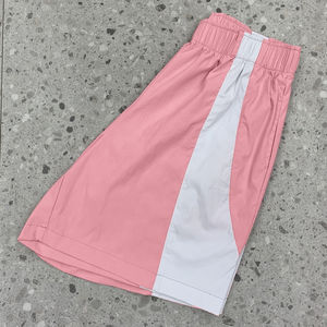 Short de basket-ball pour hommes de rue haute en gros OEM personnalisé en nylon grande taille Baggy Gym Short de course taille haute élastique respirant - Product Image 6