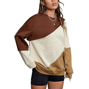 Sudadera de invierno de alta calidad para mujer, logotipo personalizado impreso, lienzo forrado informal, superventas, técnicas teñidas lisas - Product Image 1