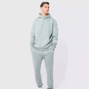 Ensemble de jogging de gymnastique 100% coton personnalisable pour hommes survêtement de haute qualité à bas prix avec logo personnalisé ensemble d'hiver - Product Image 1