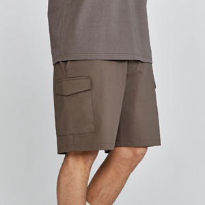 OEM/ODM 100% Cotton Twill <b>Short</b> Length <b>Shorts</b> For <b>Men</b> Custom Embriordery Logo Side <b>Cargo</b> Pockets Breathable Quick Dry <b>Shorts</b> - Product Image 4