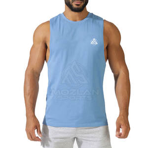Fitness Clothing Quick Dry <b>Men</b> <b>Singlets</b> Cotton Polyester Made High Quality <b>Singlets</b> <b>For</b> <b>Men</b> - Product Image 1