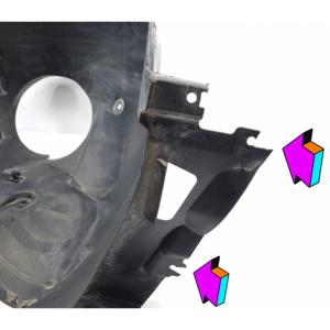Passage de roue avant gauche MERCEDES Vito W639 2ème Série A4476840177 (03>14) - Product Image 3