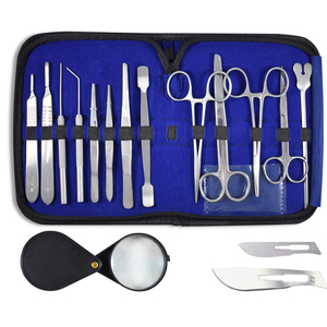100% Best Quality Orthopedic Veterinary Surgical Forceps <strong>Tray</strong> Set <strong>Hospital</strong> Use Basic <strong>Stainless</strong> Steel Kidney Instrument Set - Product Image 1