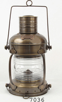 Lampe en laiton Style Vintage nautique indien artisanal lampe à huile en métal et lanterne plus ancienne conception lampe de bateau à huile nautique