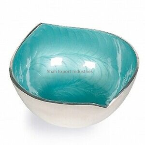 Cuenco de Metal para servir frutas, Color esmaltado de forma redonda para uso en el hogar y el Hotel, cuencos de aluminio para servir alimentos - Product Image 2