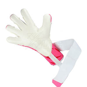 Gants de gardien de but professionnels en cuir de qualité supérieure, respirants, antidérapants, fermeture à boucle, design à doigts complets, unisexe - Product Image 4