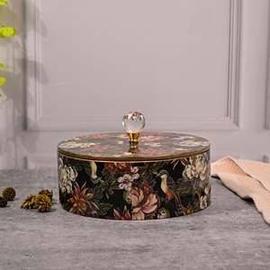 Handcrafted <b>Floral</b> Wooden <b>Storage</b> <b>Box</b> for Jewelry-Elegant and Unique Design - Product Image 1