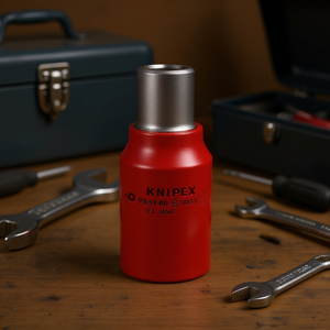 Knipex 1/2'' Internal Square Hexagon <b>Socket</b> for Hexagonal <b>Socket</b> Screws - Product Image 3