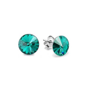 High Quality HARI OM CREATIONS Vintage Stud <b>Earring</b> Turquoise Sterling Silver Rhodium Plated Water Drop for Teenage Girls - Product Image 1