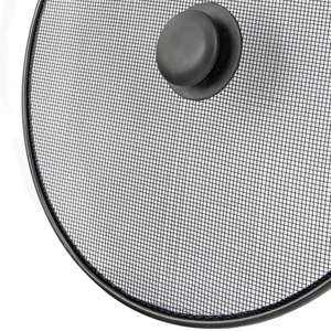 Coperchio anti-schizzi per padella in acciaio inossidabile, 30 cm, nero. - Product Image 3