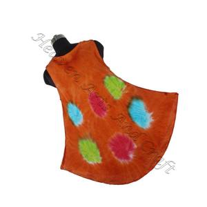 Robe d'été longue et décontractée pour les filles Robe en rayonne faite à la main Tie Dye avec style sexy Summer Sleeveless Hollow Design for Women - Product Image 4