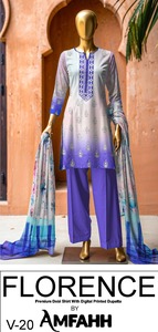 Señoras paquistaníes Shalwar Kameez Ropa de verano para mujer Trajes de césped Diseño de ropa india y pakistaní - Product Image 4