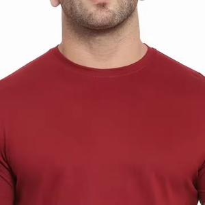 Camiseta de manga corta personalizada de verano para hombre, camiseta de gran tamaño de tela de algodón 100%, camiseta transpirable para hombre, nuevo diseño, camiseta con logotipo personalizado - Product Image 5