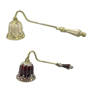 Elegant metal <b>candle</b> snuffer crafted to control flames gently while adding refined style to warm candlelit home settings - Product Image 3