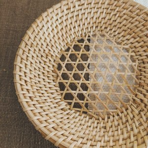 Yoru ตะกร้าหวายหวาย trayrattan ตกแต่ง - Product Image 2