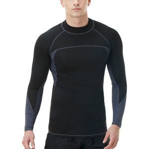 Camisa de protección solar personalizable Rashguard de manga larga transpirable para hombre al por mayor - Product Image 3
