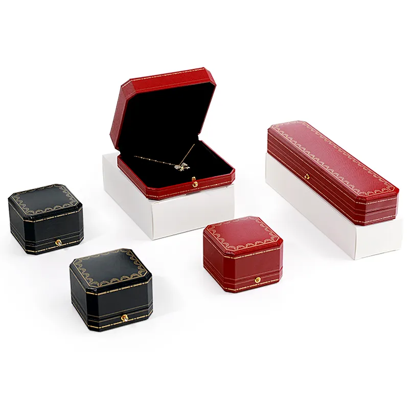 WEIMEI Odm-Conjunto de Embalaje de Joyería de Anillo Rojo, Caja de Joyería Azul Personalizada, Embalaje de Regalo, Paquete de Joyería