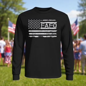 Nuova maglietta promozionale a maniche lunghe con bandiera Fafo - Product Image 3