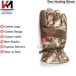 Premium Cold Weather Fleece <b>Hunting</b> <b>Gloves</b> Men Warm Durable Stretch Material Textured Palm Grip Control Harsh Conditions <b>Gloves</b> - Product Image 4