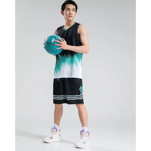 Nouvelle Arrivée Conception Imprimé Dernière Conception Personnalisé Vêtements Basketball Uniforme 100% Polyester Basketball Uniforme OEM service - Product Image 2