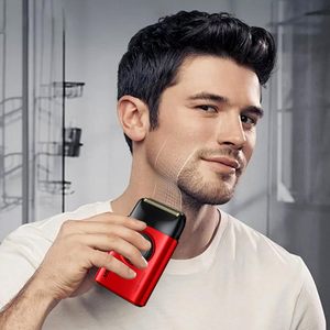 Rasoir électrique à double grille avec écran LED noir et moteur rapide pour le visage et le corps – Fournitures de barbier - Product Image 1