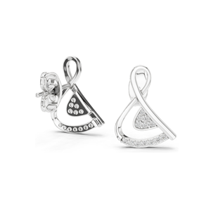 Pendientes de Diamantes de Laboratorio, 0.126 CT, Claridad VVS-VS EF, Diamantes CVD, Disponibles en Oro de 18K, 14K, 10K y Plata 925, Oro Rosa, Amarillo - Product Image 4