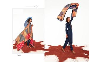 Pure Jam Satin con cuello exclusivo y bordado Damian trabajo con dupatta de impresión digital - Product Image 5