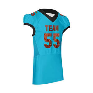 Maillots de football américain sur mesure de haute qualité vêtements d'équipe maillot de football américain personnalisé disponible en plusieurs tailles - Product Image 3