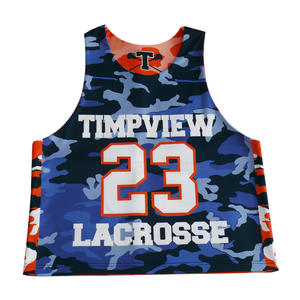 Uniformes de crosse réversibles et pinnies pour hommes Uniforme de crosse sublimé personnalisé - Product Image 2